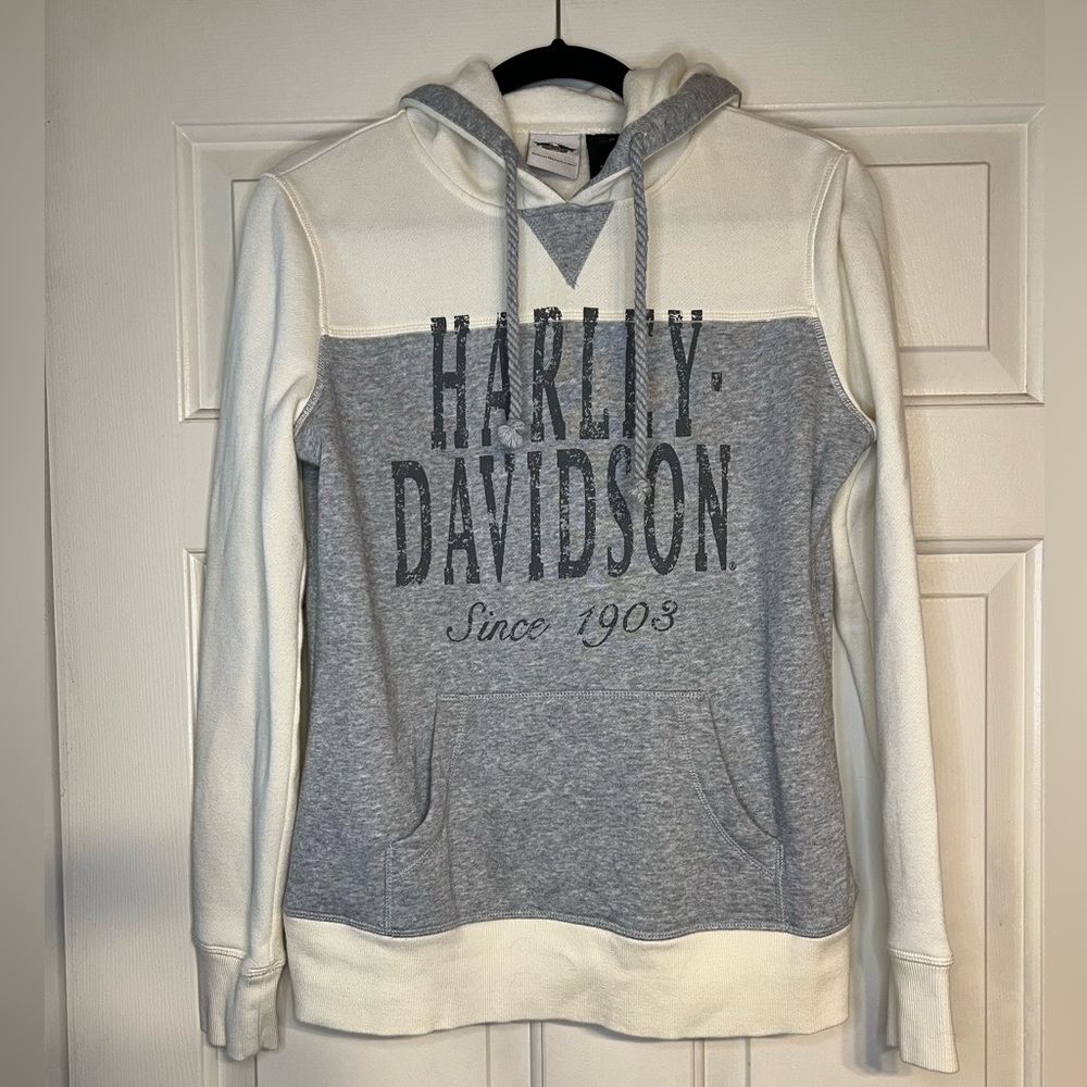 Harley-Davidson Women’s Sweatshirt Hoodie Cute Medium Good Condition